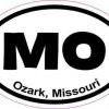 Oval Ozark Missouri Sticker