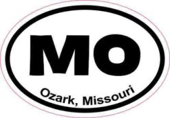 Oval Ozark Missouri Sticker
