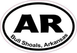 Oval Bull Shoals Arkansas Sticker