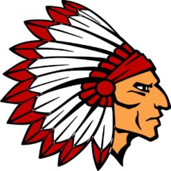 Right Facing Indian Sticker