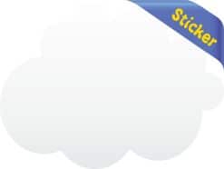 cloud sticker