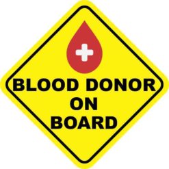 Blood Donor On Board Magnet