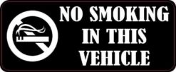 No Smoking in This Vehicle Magnet