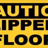 Caution Slippery Floor Sticker