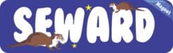 10in x 3in Seward Magnet Vinyl Alaska Flag Car Magnets