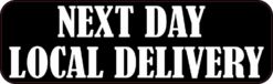 Next Day Local Delivery Sticker