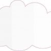 Large Gray Fade Cloud Sticker