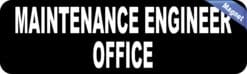 StickerTalk Maintenance Engineer Office Magnet, 10 inches x 3 inches