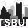 Pittsburgh Skyline Sticker