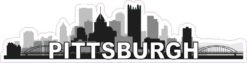 Pittsburgh Skyline Sticker