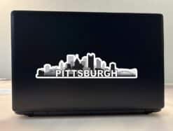 10inx2.5in Pittsburgh Skyline Sticker Vinyl Travel Vehicle Bumpe