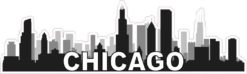 Chicago Skyline Sticker