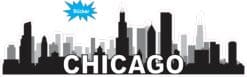 10in x 3in Chicago Skyline Sticker Travel Car Window Decal Bumpe