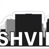 Nashville Skyline Sticker