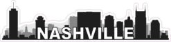 Nashville Skyline Sticker