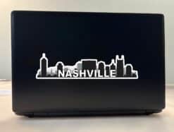 10in x 2.5in Nashville Skyline Sticker Vinyl Travel Decal Vehicle Stickers