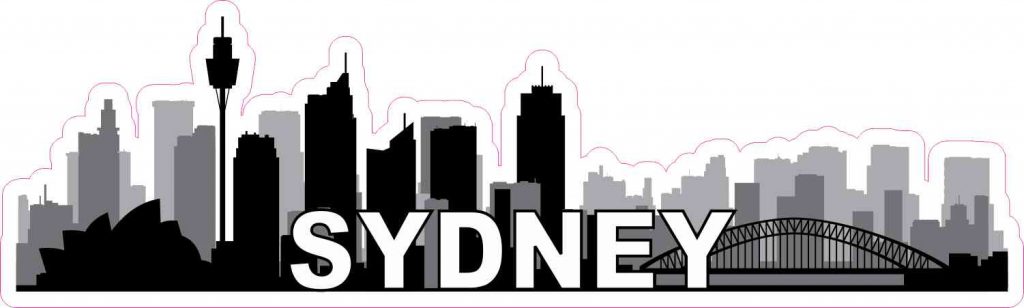 Sydney Skyline Sticker