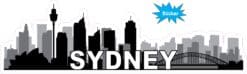 10inx3in Sydney Skyline Sticker Vinyl Travel Window Decal Bumper Stickers