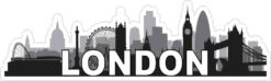 London Skyline Sticker