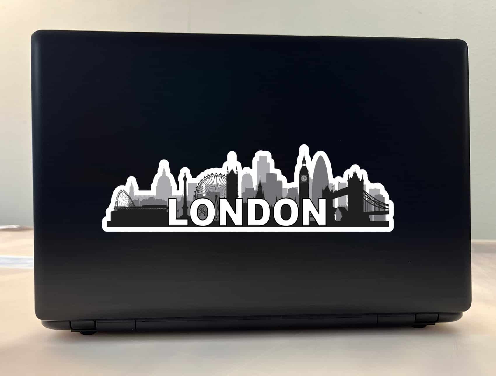 10in x 3in London Skyline Sticker Travel Car Window Decal Bumper