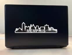 10in x 2.5in Memphis Skyline Sticker Travel Window Decal Bumper Stickers