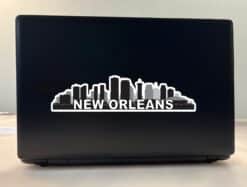 10inx2.5in New Orleans Skyline Sticker Travel Window Decal Bumper Stickers