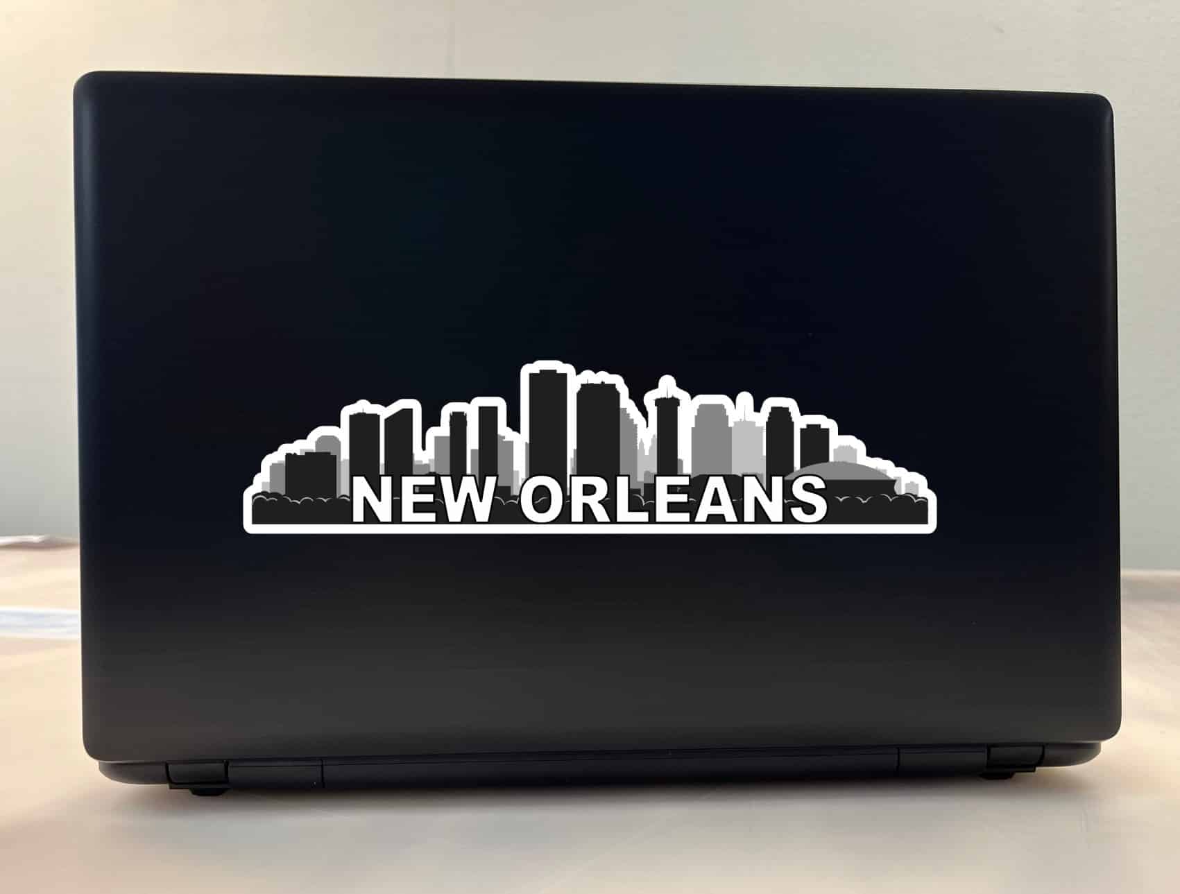 10inx2.5in New Orleans Skyline Sticker Travel Window Decal Bumper Stickers