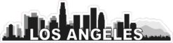 Los Angeles Skyline Sticker