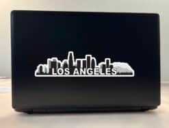 10inx2.5in Los Angeles Skyline Sticker Travel Window Decal Bumper Stickers
