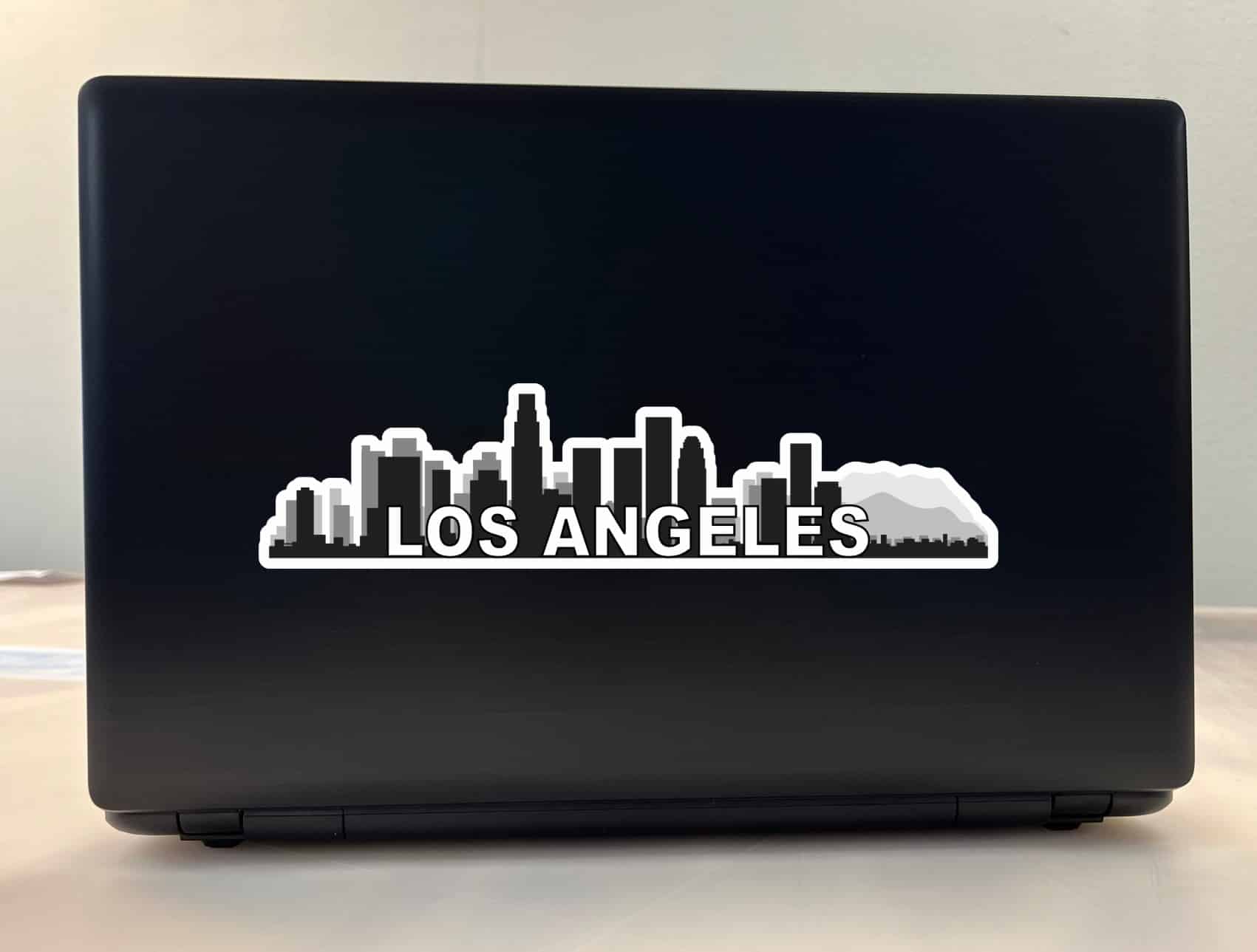 10inx2.5in Los Angeles Skyline Sticker Travel Window Decal Bumper Stickers