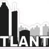 Atlanta Skyline Sticker