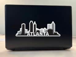 10in x 3.5in Atlanta Skyline Sticker Travel Window Decal Bumper Stickers