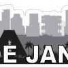 Rio de Janeiro Skyline Sticker