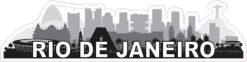Rio de Janeiro Skyline Sticker