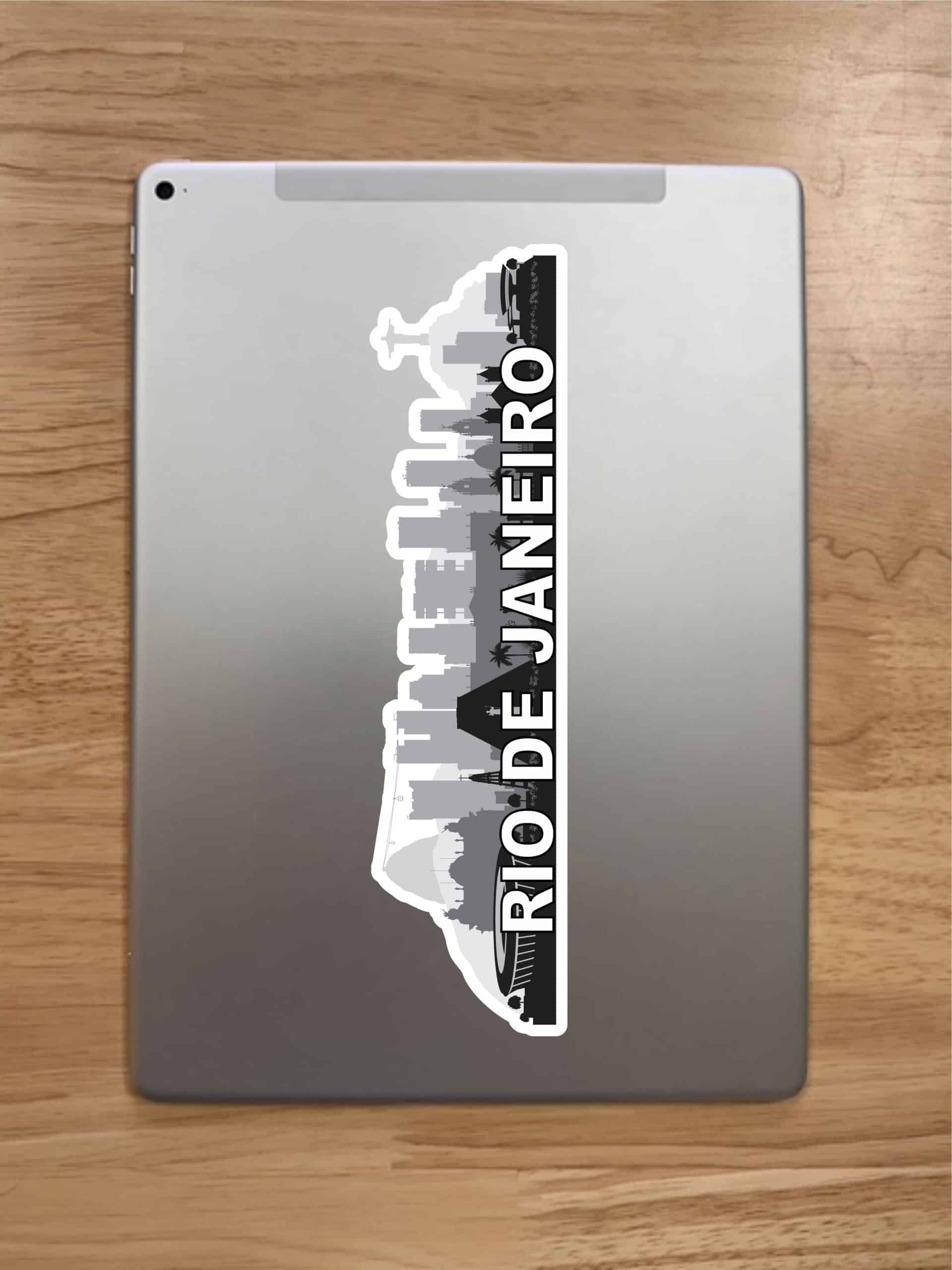 10in x 2.5in Rio de Janeiro Skyline Sticker Window Decal Bumper Stickers - Image 6