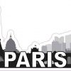 Paris Skyline Sticker
