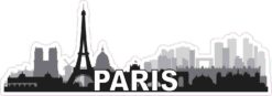 Paris Skyline Sticker