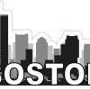 Boston Skyline Sticker
