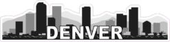 Denver Skyline Sticker