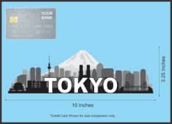 10in x 3.25in Tokyo Skyline Sticker Vinyl Window Decal Bumper Stickers