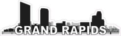 Grand Rapids Skyline Sticker