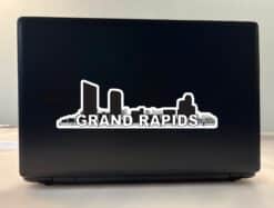 10in x 3in Grand Rapids Skyline Sticker Vinyl Window Decal Bumper Stickers
