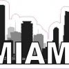 Miami Skyline Sticker