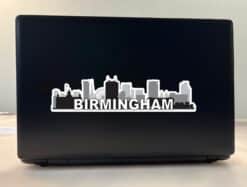 10in x 2.5in Birmingham Skyline Sticker Vinyl Car Window Bumper Stickers