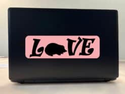 10inx3in Love Hedgehog Bumper Sticker Vinyl Pet Animal Decal Car Stickers