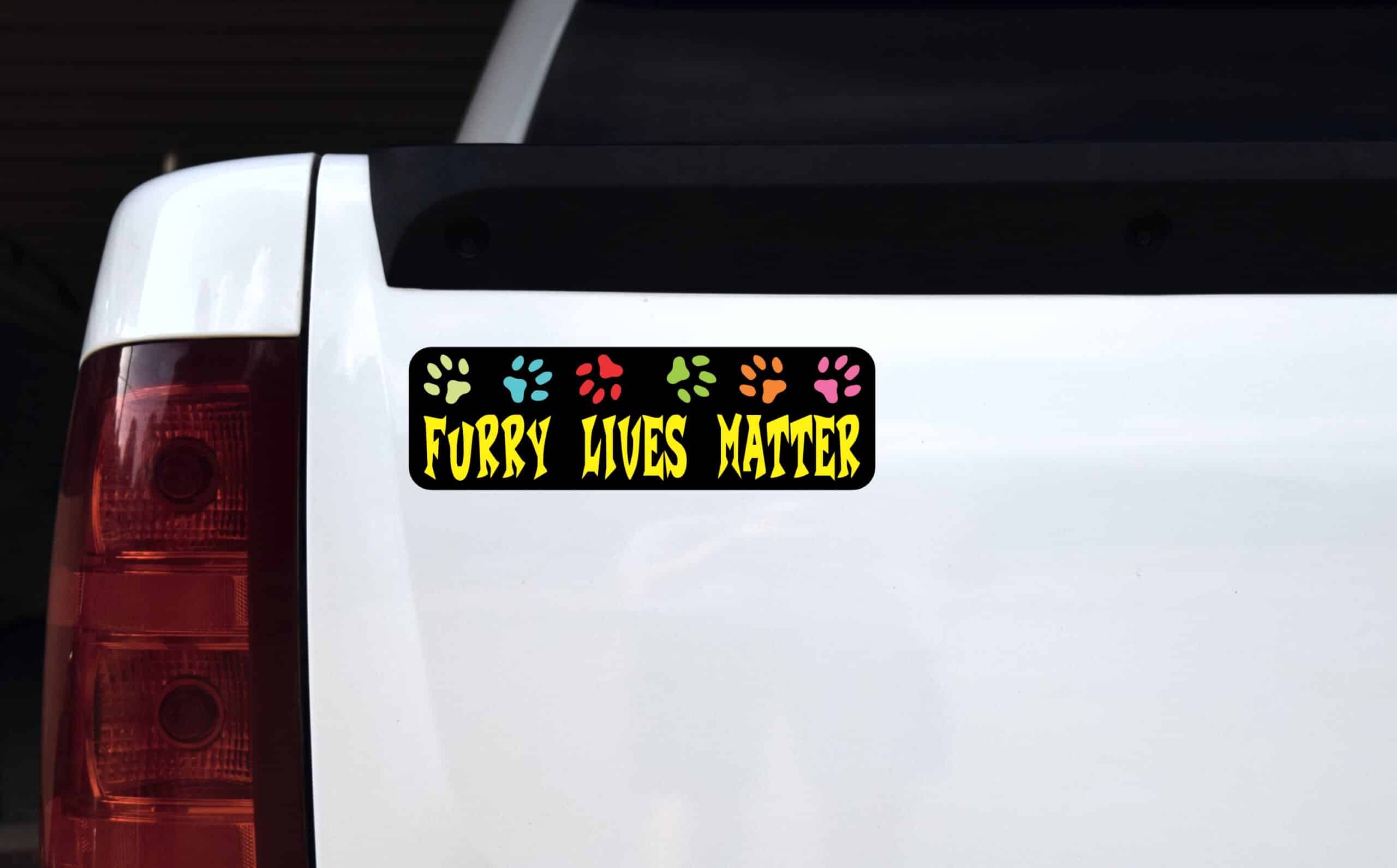 10inx3in Furry Lives Matter Magnet Magnetic Pet Cat Dog Animal C
