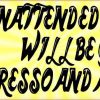 Yellow Unattended Children Will Be Given Espresso and a Free Puppy Sticker