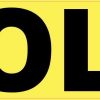 Yellow Sold Sticker