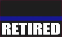 Retired Blue Lives Matter Magnet