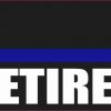 Retired Blue Lives Matter Sticker